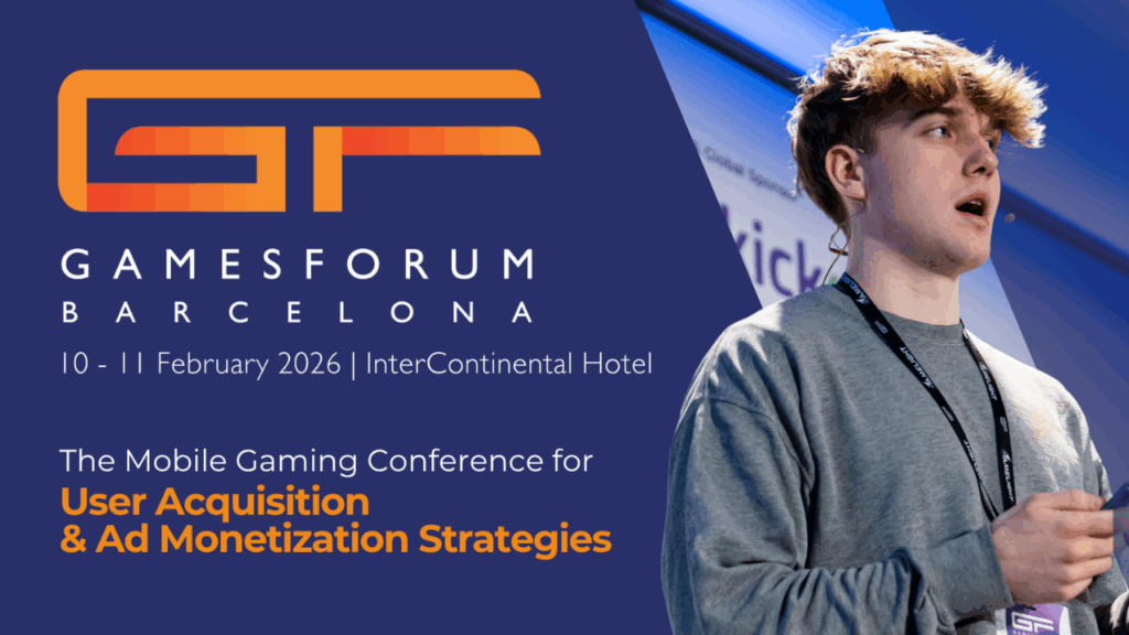Gamesforum Barcelona 2026 banner