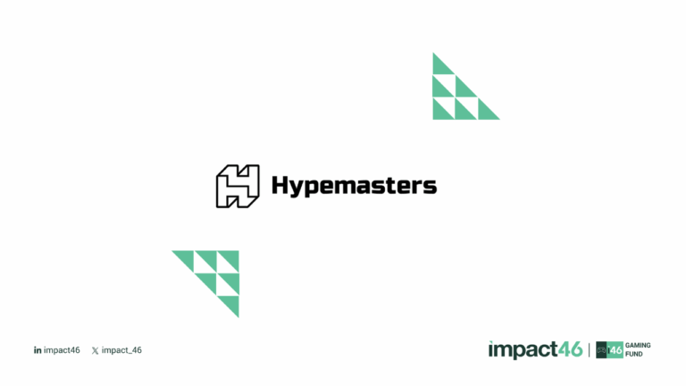 hypemasters logo in the middle, impact46 logos in bottom left and bottom right