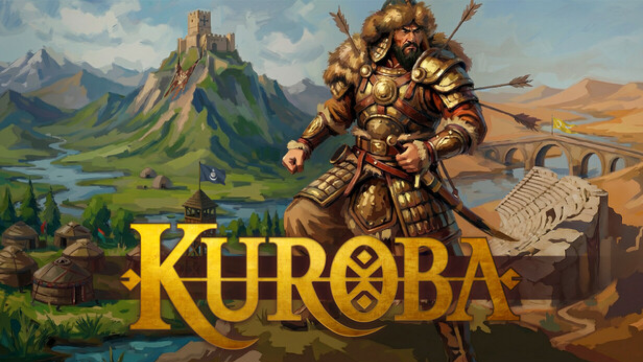 Kuroba: Oghuz cover art shows a Mongolian soldier and a tiny city in the background