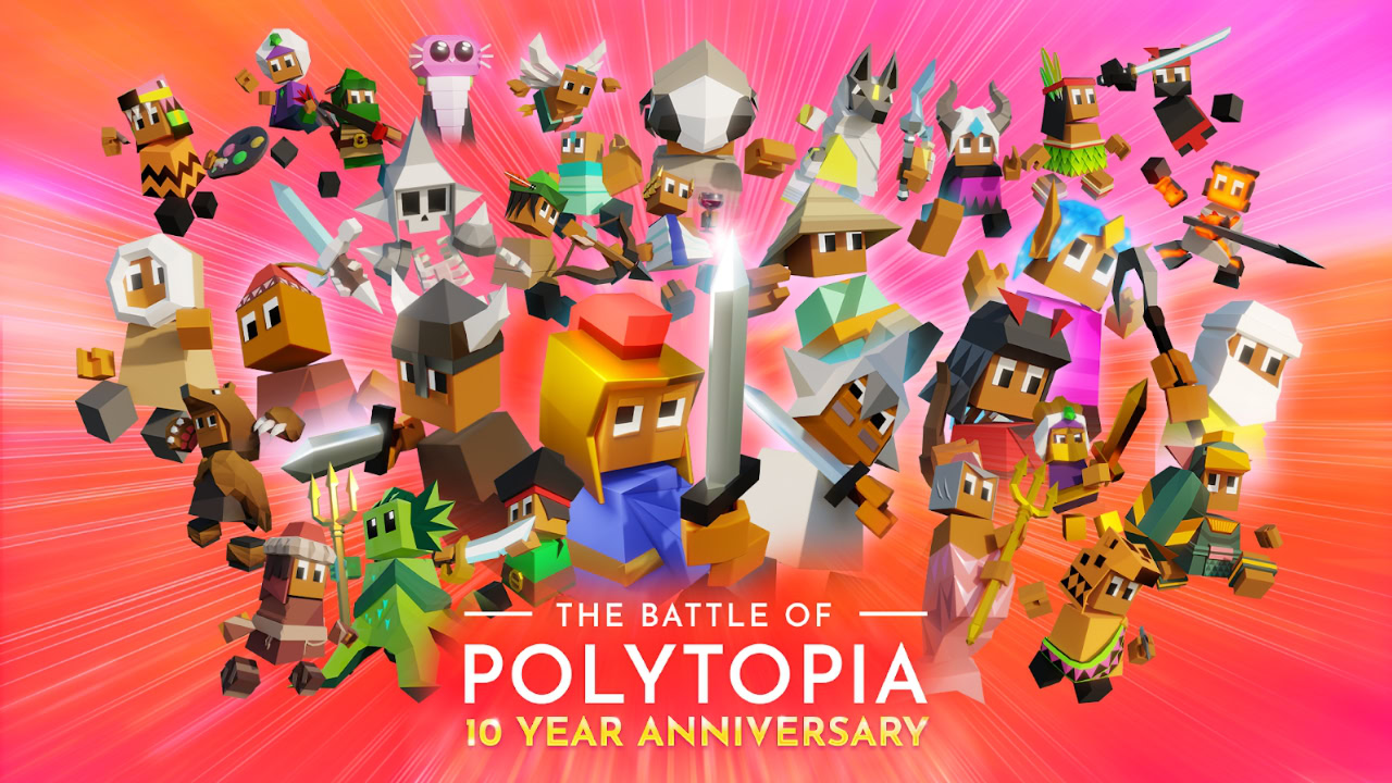 The Battle of Polytopia 10th year poster
