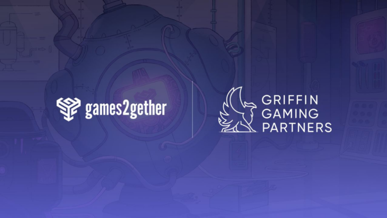 games2gether logo on the left, griffin gaming partners logo on the right