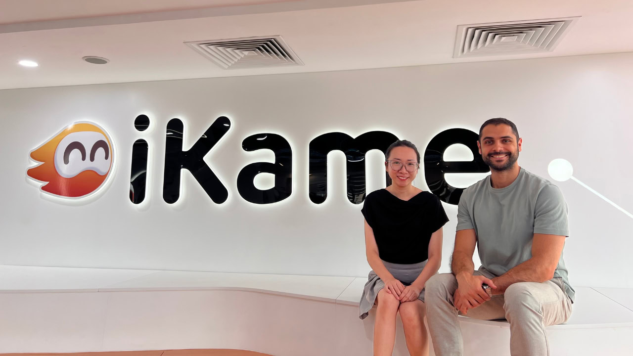 Mobidictum Founder Batuhan Avucan and iKame Global Head of Game Publishing Mai Pham