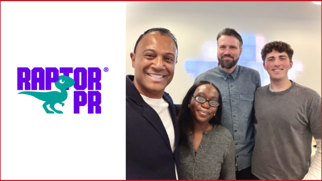 Raptor PR logo and team photo