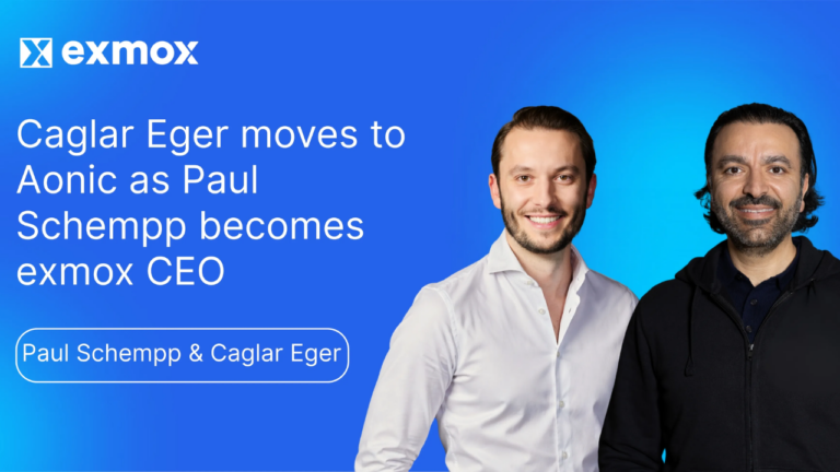 photo of Exmox's new CEO Paul Schempp and new Aonic CCO Çağlar Eğer