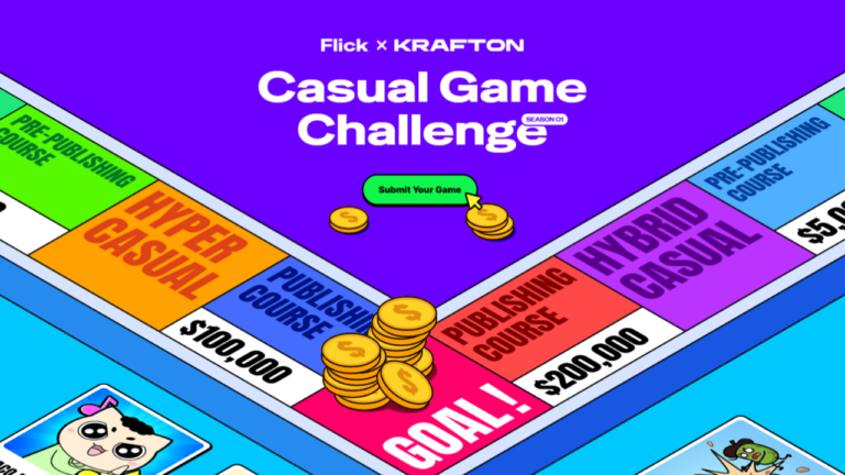 Casual Game Challenge cover art from Krafton and Neptune featuring Flick