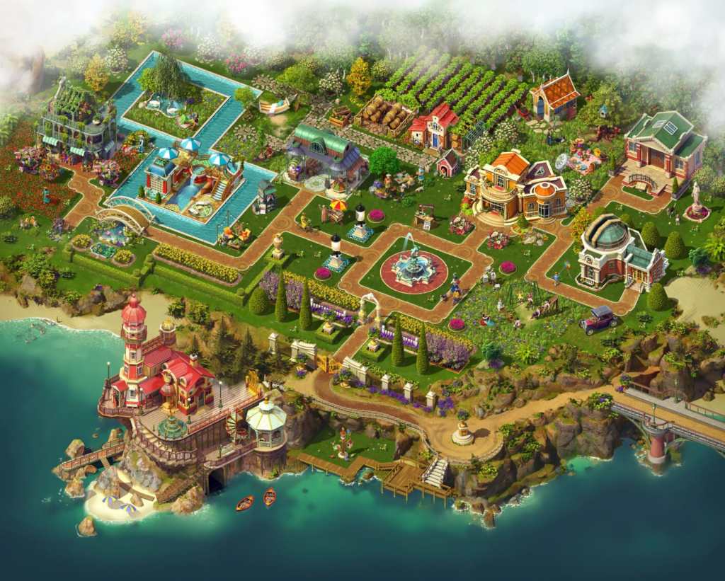 Mobile game world map visual representing global mobile gaming and user acquisition