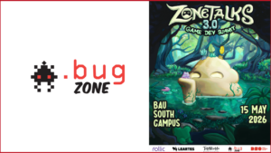 solda Bug Zone logosu, sağda Zone Talks 3.0 görseli