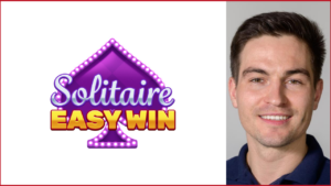 EasyWin Solitaire logo on the left, photo of Ivan Leshkevich on the right