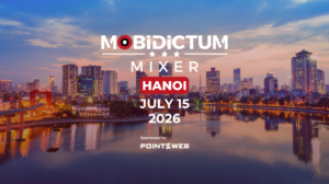 Mobidictum Mixer Hanoi July 15 2026 Event Banner Sponsored by Point2Web