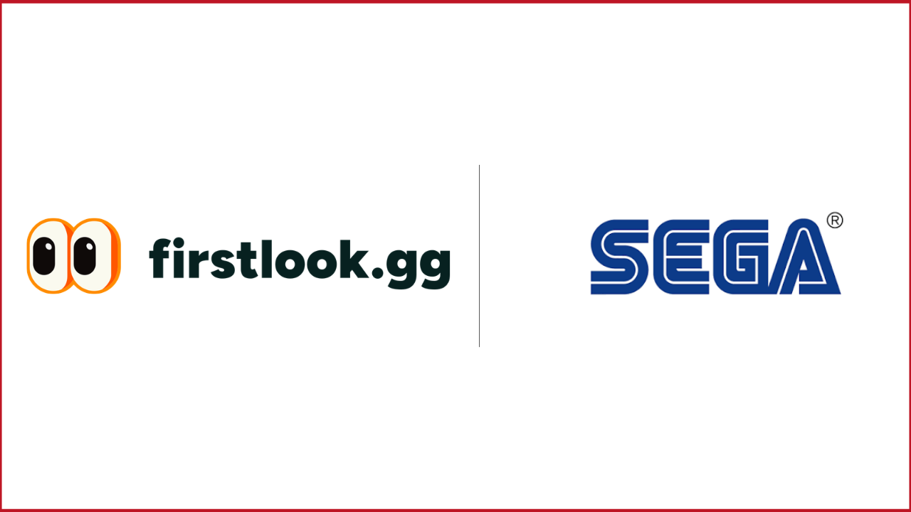 FirstLook logo on the left, SEGA logo on the right