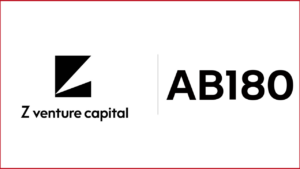 Z-Venture capital logo on the left, AB180 logo on the right